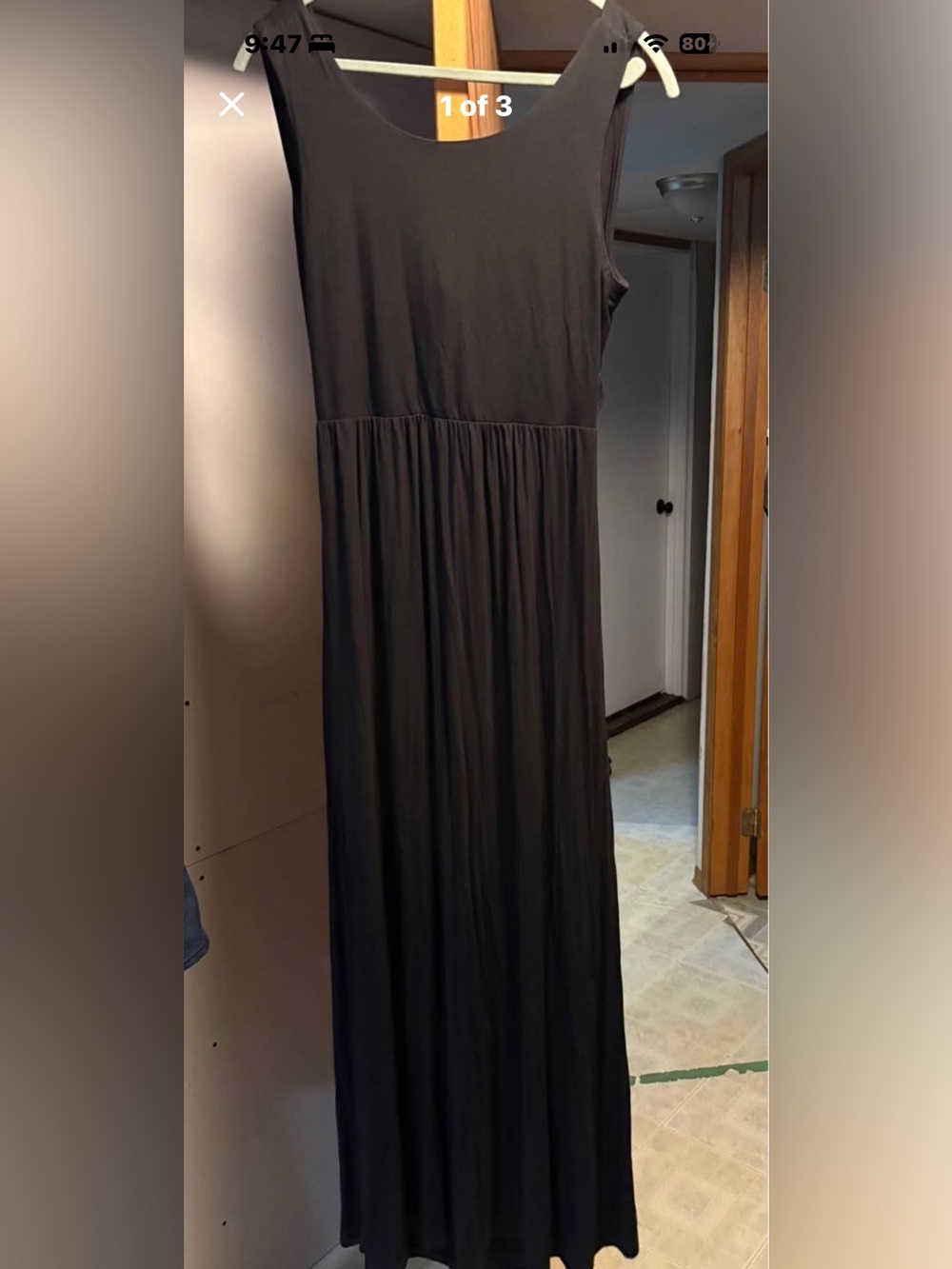 Vanilla Bay Black Sleeveless Maxi Dress